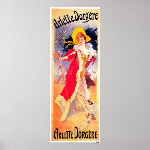 Pôster Arlette Dorgere 1904 ~ Vintage