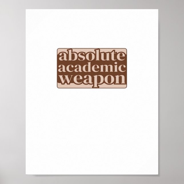 Poster Arma Acadêmica Absoluta Classic (Frente)