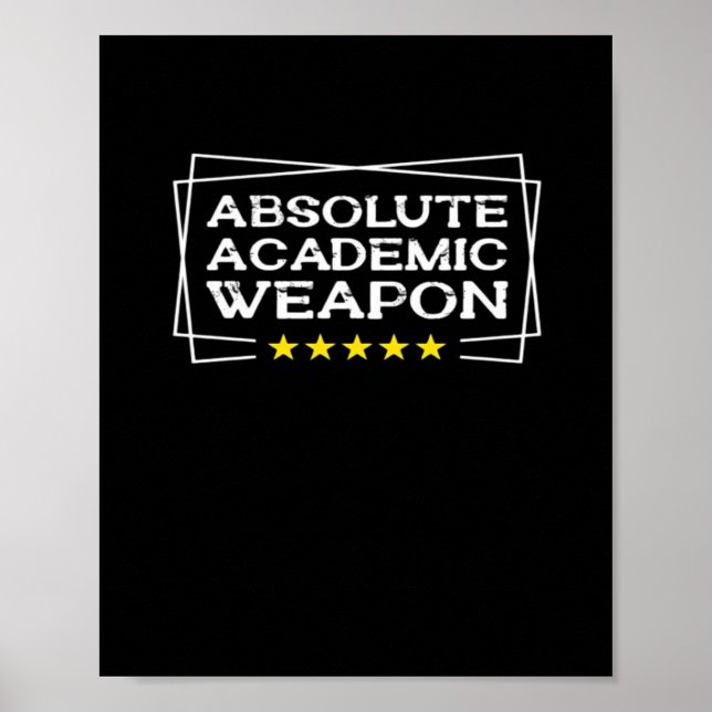 Poster Arma Acadêmica Absoluta Enchimento Clássico (Frente)