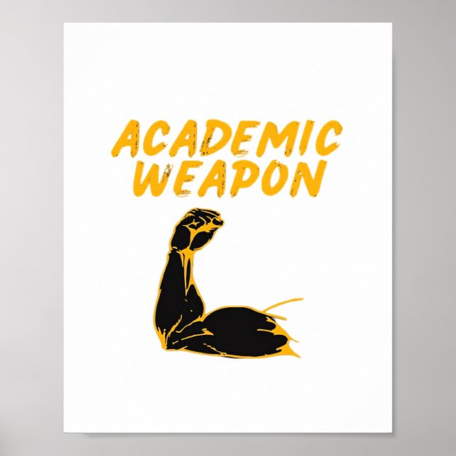 Poster Arma Acadêmica - Clássico Inspiracional (Frente)