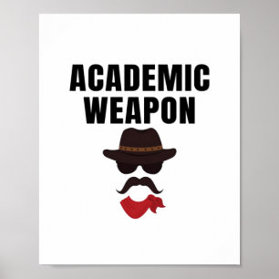 Poster Arma Acadêmica - Clássico Inspiracional