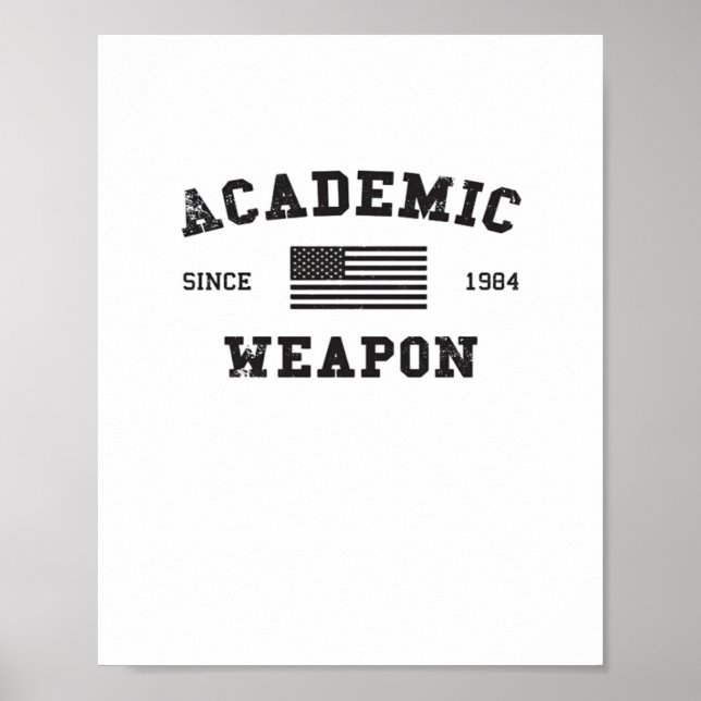 Poster Arma Acadêmica Meme Engraçada (Frente)