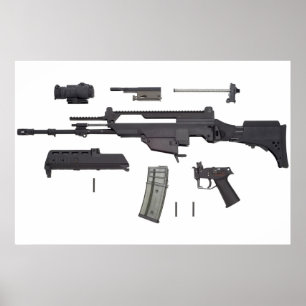 Pôster Arma automática G36