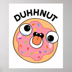 Poster Arma de Rosquinha Engraçado de Duhh