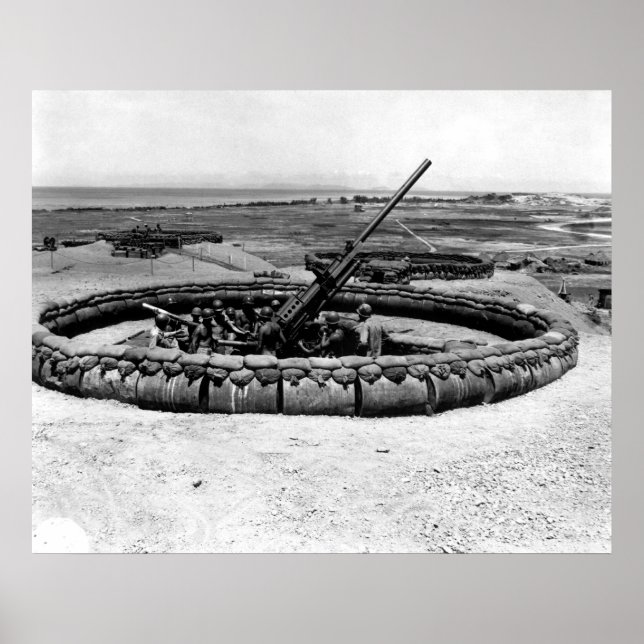 Poster Arma do AA em Okinawa (Frente)