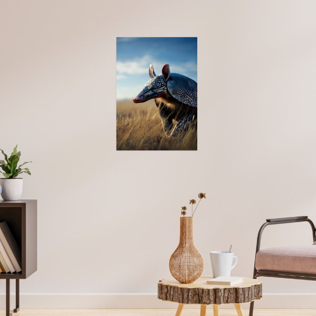 Poster Armadillo no Ouro Savannah (Sala de Estar 3)