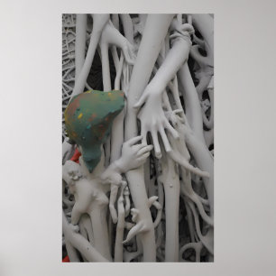 Poster Armado e destroçado com o Rei Rex, o Lizard