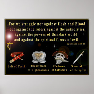 Poster Armadura de Deus