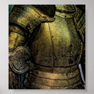 Poster Armadura do Cavaleiro Medieval