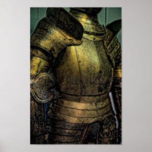 Poster Armadura do Cavaleiro Medieval