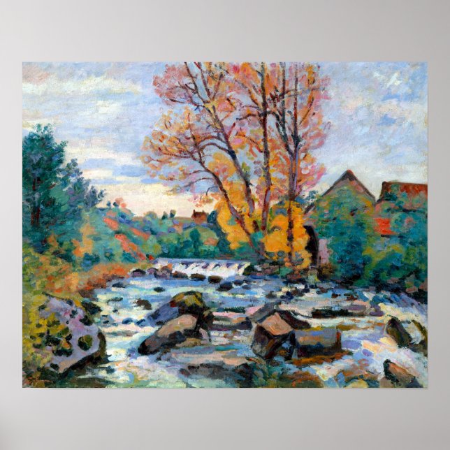 Pôster Armand Guillaumin The Bouchardon Mill, Crozant (Frente)