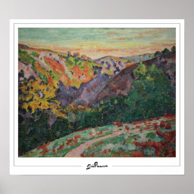 Poster Armand Guillaumin Zedign Cartaz de Arte #77 (Frente)