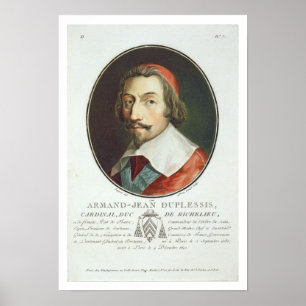Pôster Armand Jean Duplessis, cardeal, Duc de Richelieu