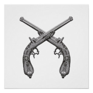 Pôster Armas Antigas de Duelamento