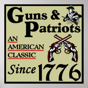 Poster Armas & patriotas