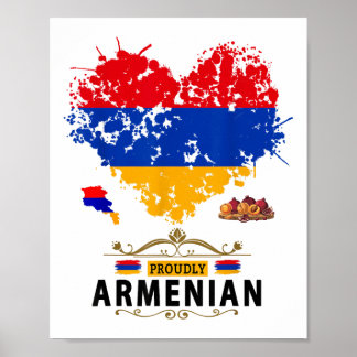 Poster Armênio - Ideia De Bandeira Para Crianças Repúblic