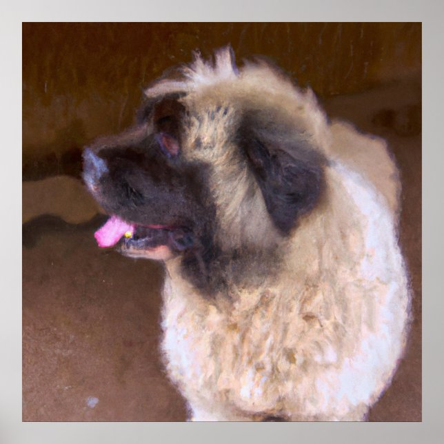 Poster Armênio - Retrato de Cachorro (Frente)