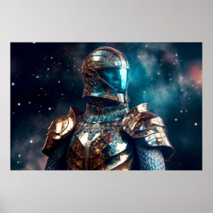 Poster Armor Guerreiro Fantástico Cósmico