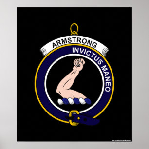 Pôster Armstrong - o clã Crest
