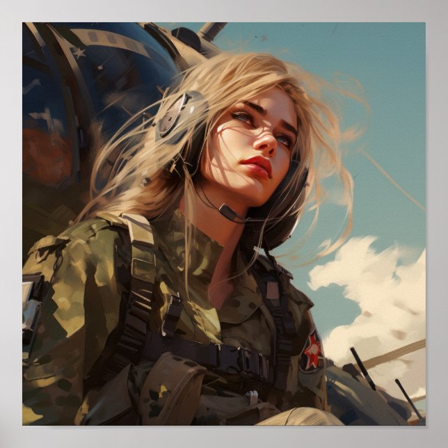 POSTER ARMY 21 - Mostre seu apoio às tropas! (Frente)