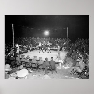 Pôster Army Boxing Match, 1920s