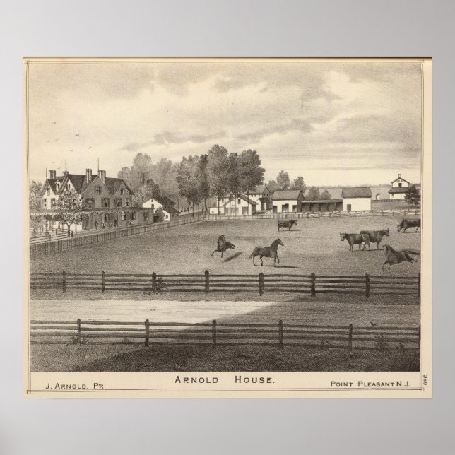 Pôster Arnold House, Point Pleasant, NJ (Frente)