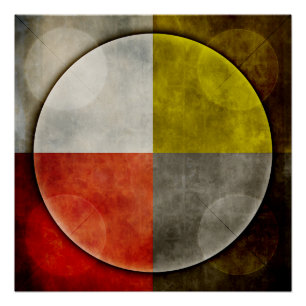 Pôster Aro sagrado do nativo americano