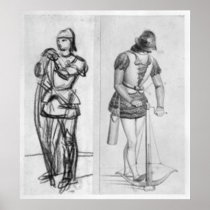 Pôster Arqueiro e crossbowman