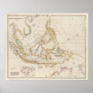 Pôster Arquipélago asiático