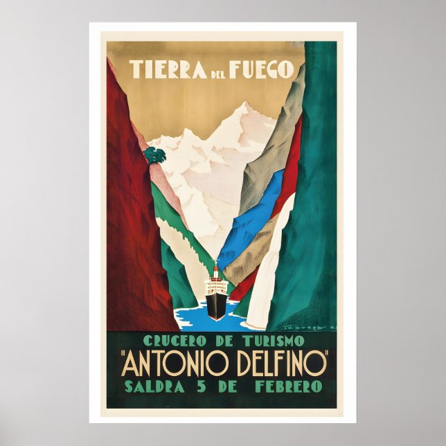 Poster Arquipélago da Terra do Fogo Terra do Fogo (Frente)