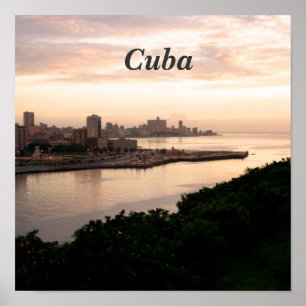 Pôster Arquitectura da cidade cubana
