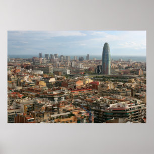 Poster arquitectura da cidade de Barcelona