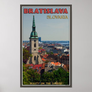 Pôster Arquitectura da cidade de Bratislava