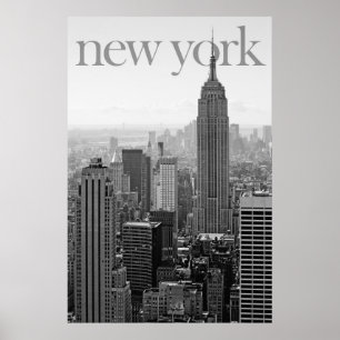 Poster arquitectura da cidade de New York
