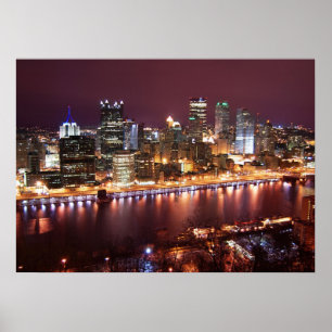 Pôster Arquitectura da cidade de Pittsburgh