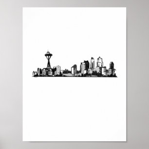 Poster Arquitecturas da cidade: Seattle