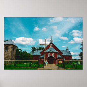 Poster Arquiteto bielorrusso Porechye Parecca católico 