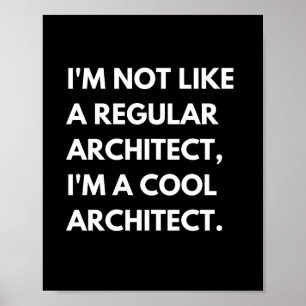 Poster Arquitetos E Engenheiros Dito De Trabalho Engraçad