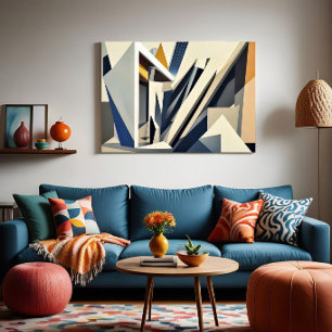 Poster Arquitetura Abstrata Dinâmica