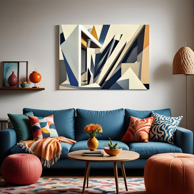Poster Arquitetura Abstrata Dinâmica (Criador carregado)