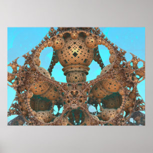 Poster Arquitetura abstrato