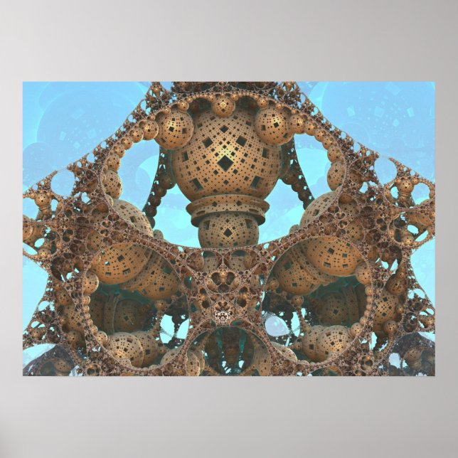 Poster Arquitetura abstrato (Frente)