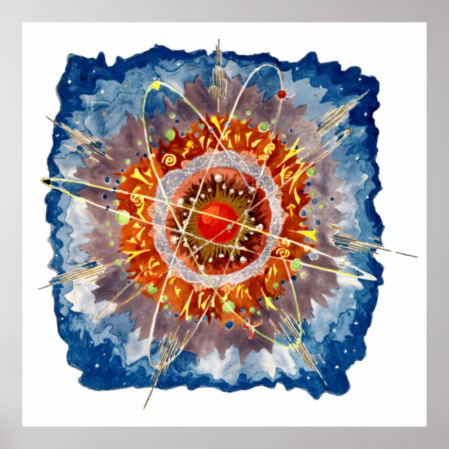 Poster Arquitetura alpina, arte famosa (Frente)