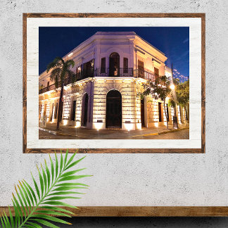 Poster Arquitetura Colonial Antigo México