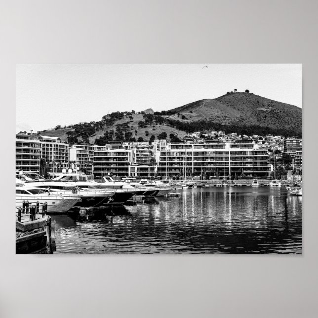 Poster Arquitetura da África do Sul, em Waterfront da Cid (Frente)