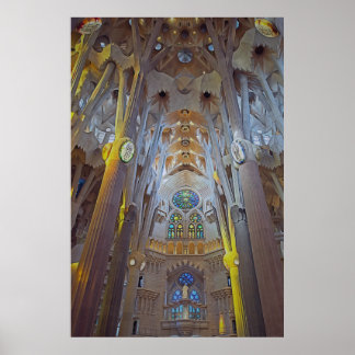 Poster Arquitetura da Catedral da Sagrada Família