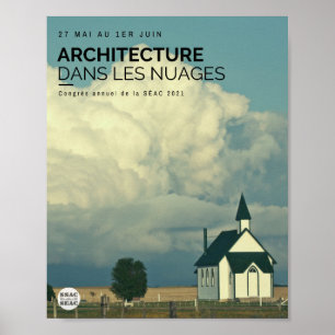 Poster Arquitetura dans les nuages