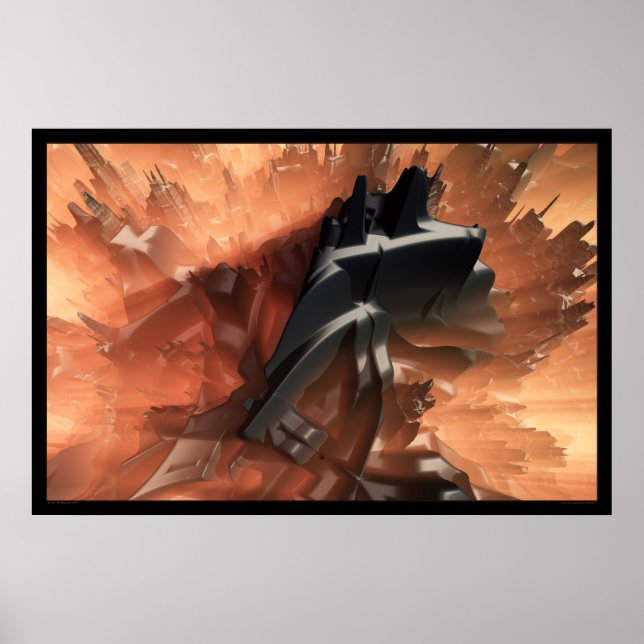 Pôster arquitetura de alienígena (Frente)