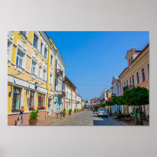 Poster Arquitetura de Cidade de Mola Bielorrussa