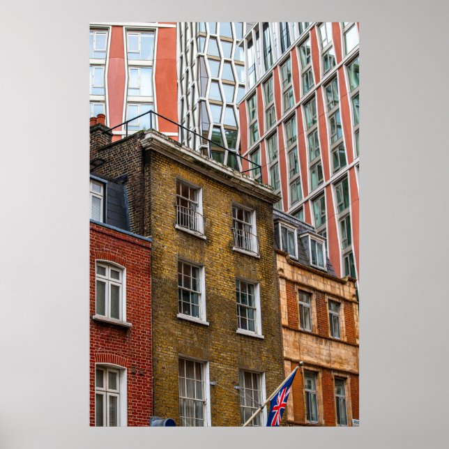 Poster Arquitetura de Londres (Frente)